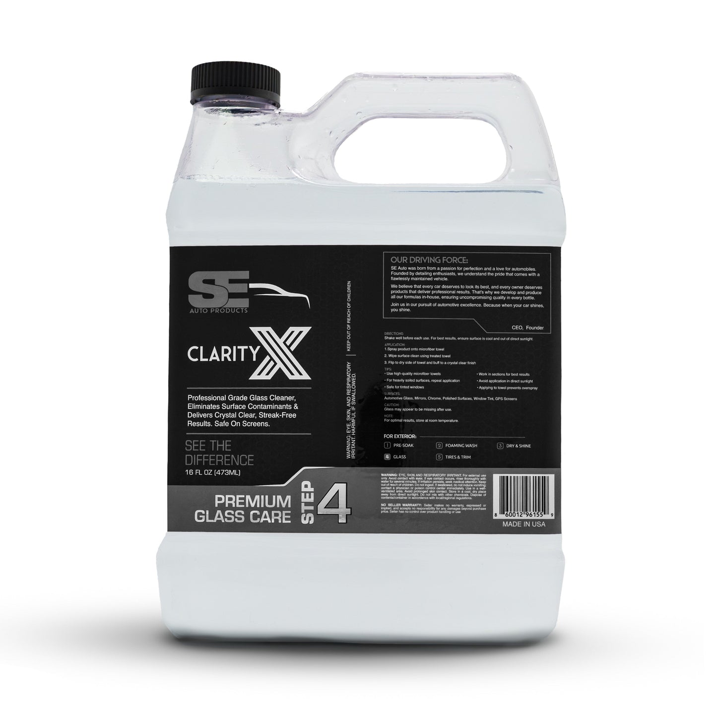 Clarity-X Glass Cleaner